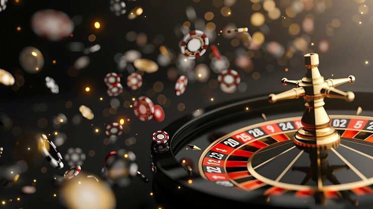 Auto Roulette mechanical wheel spinning on juragan jp live stream